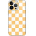 Yellow and White Checkerboard iPhone 14 Pro Skin